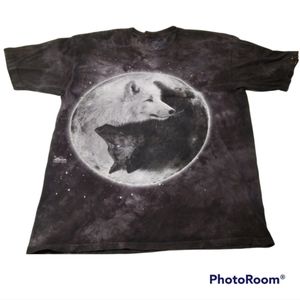 The Mountain Wolf Yingyang Moon Shirt Sz XL
